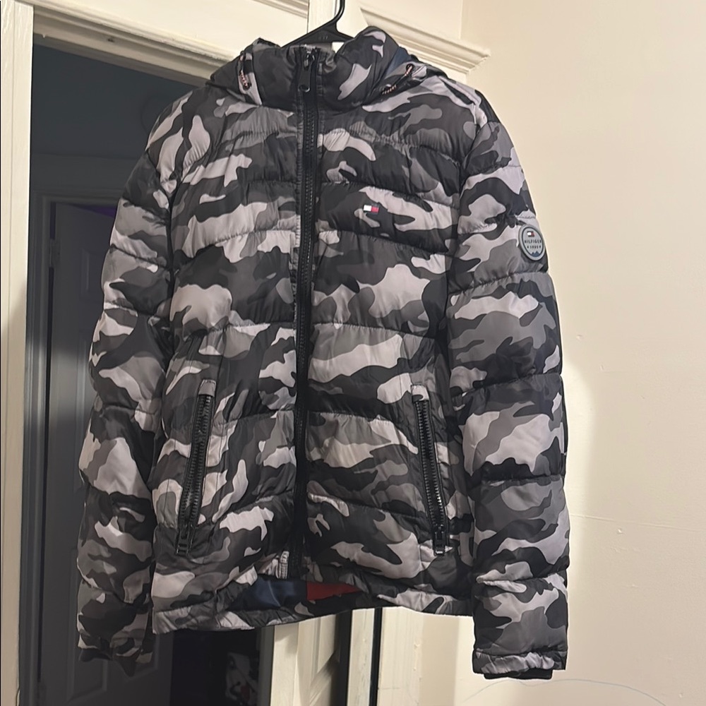 Men's Camouflage Puffer Jacket